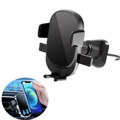 GENERICO - Soporte Retráctil para Celular en Carro Fijación Rápida en Rejilla de Ventilación B6-06