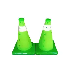 NACIONAL - CONO RETRACTIL X 2 UNIDADES COLOR VERDE 30 CM