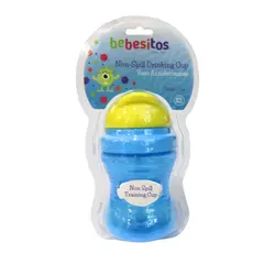 BEBESITOS - Vaso Entrenador Antiderrame 210 ml (7 oz) Pitillo