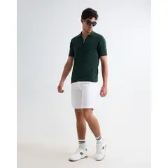 SEVEN SEVEN - Bermuda Tipo Chino Con Bolsillos Para Hombre Crudo