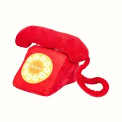 KANU - Juguete Peluche Teléfono Rojo Pet para Perro