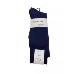 CALVIN KLEIN - Pack azul de 3 medias con textura bambú