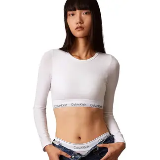 CALVIN KLEIN - Camiseta blanca bralette - modern cotton