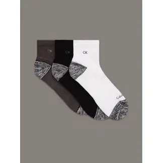 CALVIN KLEIN - Pack gris de 3 medias cotton cushi