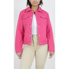 L Y H - Chaqueta Para Mujer Rojo Marca L&H