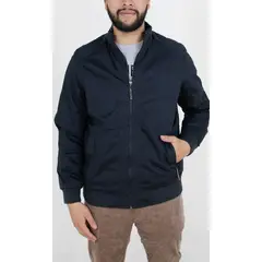 L Y H - Chaqueta Para Hombre Azul Marca L&H