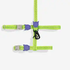 GENERICO - ZeeCat Set de Arnés + Correa para Gato ref Nox Lumen talla Única