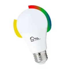 VTA CASA INTELIGENTE - Bombillo Led Alva E27 RGB VTA+ Smart Home