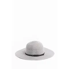 KOAJ - Sombrero de ala ancha en paja de papel trenzada. con cint MUJER