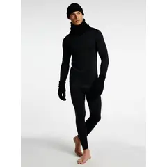 FRIOLENTA - Combo Térmico 5 en 1: Pantalón Buzo Guantes Gorro y Bandana - Negro
