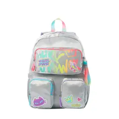 TOTTO - Morral para Niña Girl Power Mediano Gris