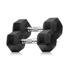 SPORT FITNESS - MANCUERNA HEXAGONAL ENCAUCHETADA 10KL