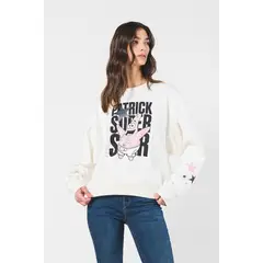 KOAJ - Buzo cuello con estampada en frente de Bob Esponja para m MUJER