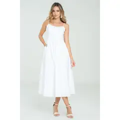 RAGGED - Vestido camille Blanco