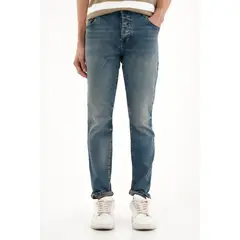 TENNIS - Jean Skinny tiro medio azul para hombre