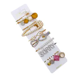GENERICO - Set Pinzas Sujetador Hebilla Para Cabello X10