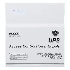 EPCOM - Fuente Poder 11-15v A 5amp Para Cámaras Soporta Batería