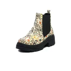 BALLERINA - Bota Para Mujer Mándalas Beige Ballerinas Alison