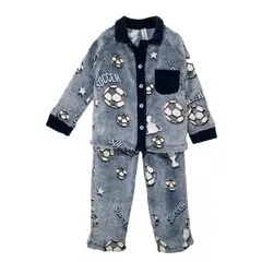 WOONKIE - PIJAMA AZUL BALONES BRILLA