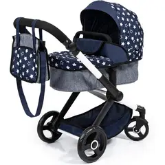 GENERICO - ❤ Coche Azul Con Estrellas ❤ Para Bebe Reborn ❤