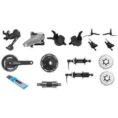 SHIMANO - GRUPO CUES BIPLATO 9 VEL HIDRAULICO