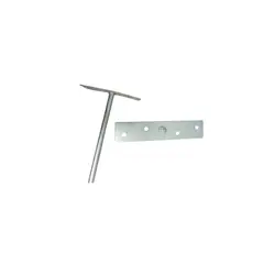 GENERICO - Soporte Fijo Invisible Para Repisa Flotante 12cm - Par
