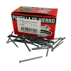GENERICO - Puntilla de Hierro lisa 1 1/2″ Long 38mm CAMejía