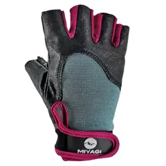 GENERICO - Guantes Cuero Mujer Miyagi Ciclismo Fitness Pesas Crossfit