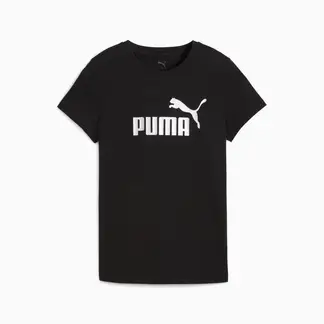PUMA - Camisa Tshirt Marca Ess Metallic Original Negro Mujer