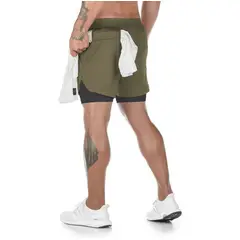 GENERICO - Ropa Deportiva Pantaloneta Gimnasio Bolsillo Int Celular
