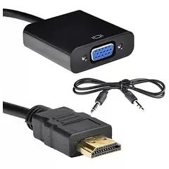 UNITEC - Convertidor Hdmi A Vga + Audio 3.5 Stereo