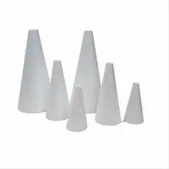 GENERICO - Cono De Icopor De 30 Cm De Altura X 1 Unidad