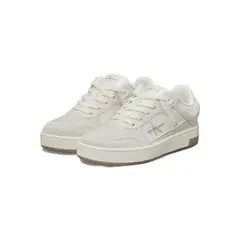 CALVIN KLEIN - Tenis beige basket cupsole low
