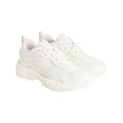 CALVIN KLEIN - Tenis blanco retro con monograma