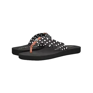 TOMMY HILFIGER - Sandalias negro con estampado de puntos