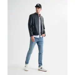 SEVEN SEVEN - Jeans Skinny Con Desgastes Para Hombre Azul