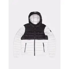 TOMMY HILFIGER - Chaqueta blanca acolchada con logo