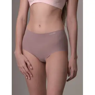 CALVIN KLEIN - Pantie Rosado Hipster Invisible De Cintura Alta