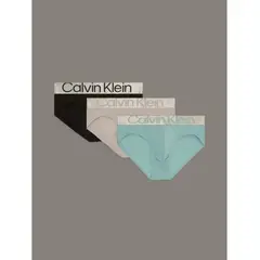 CALVIN KLEIN - Pack multicolor de 3 slips - Steel Micro