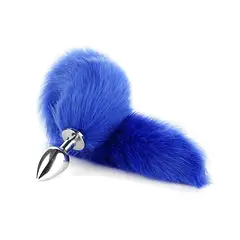 GENERICO - Plug Anal Lusty Cola De Zorro Azul