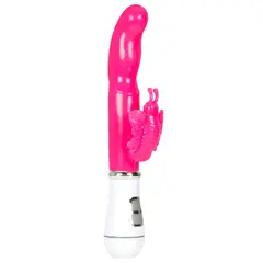 GENERICO - Vibrador Punto G Butterfly Fucsia