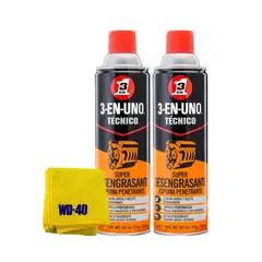3 EN UNO - Desengrasante en Espuma 3-En-Uno Técnico 521ml - 18oz x2 Und