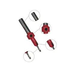 GENERICO - Broca Avellanador Madera 764 - 8mm Perfecta Para Tornillo