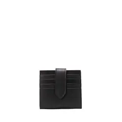 MARIO HERNANDEZ - Tarjetero Broche 18 Tarjetas Negro Chili Esencial