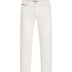TOMMY HILFIGER - Pantalón blanco denton de corte recto