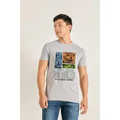 KOAJ - Camiseta manga corta con estampado de Art has no rules HOMBRE