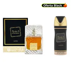 LATTAFA - Perfume Khamrah 100ml + Body Spray 200ML