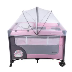 GENERICO - Corral Para Bebe Cambiador Toldillo Fácil Plegado Tunelgateo