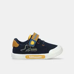 BUBBLE GUMMERS - Tenis Bebé Para Niño Bubblegummers Azul-Mostaza Siberito