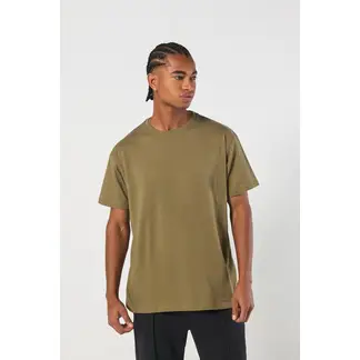 KOAJ - Camiseta en algodón unicolor cuello redondo Hombre